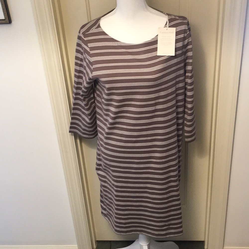 Garnet Hill Organic Cotton Dress NWT